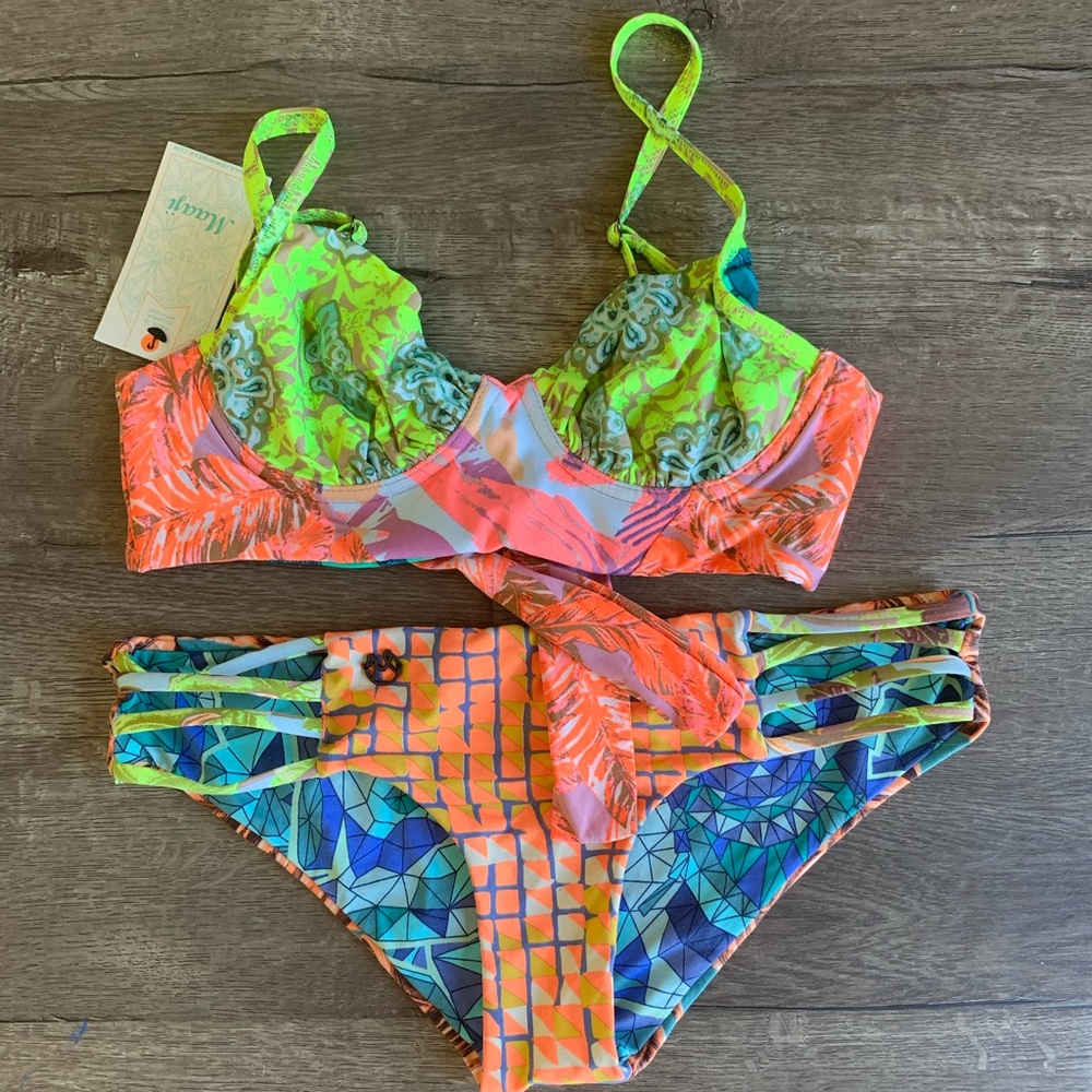 Maaji Bikini Set Top sand Bottom